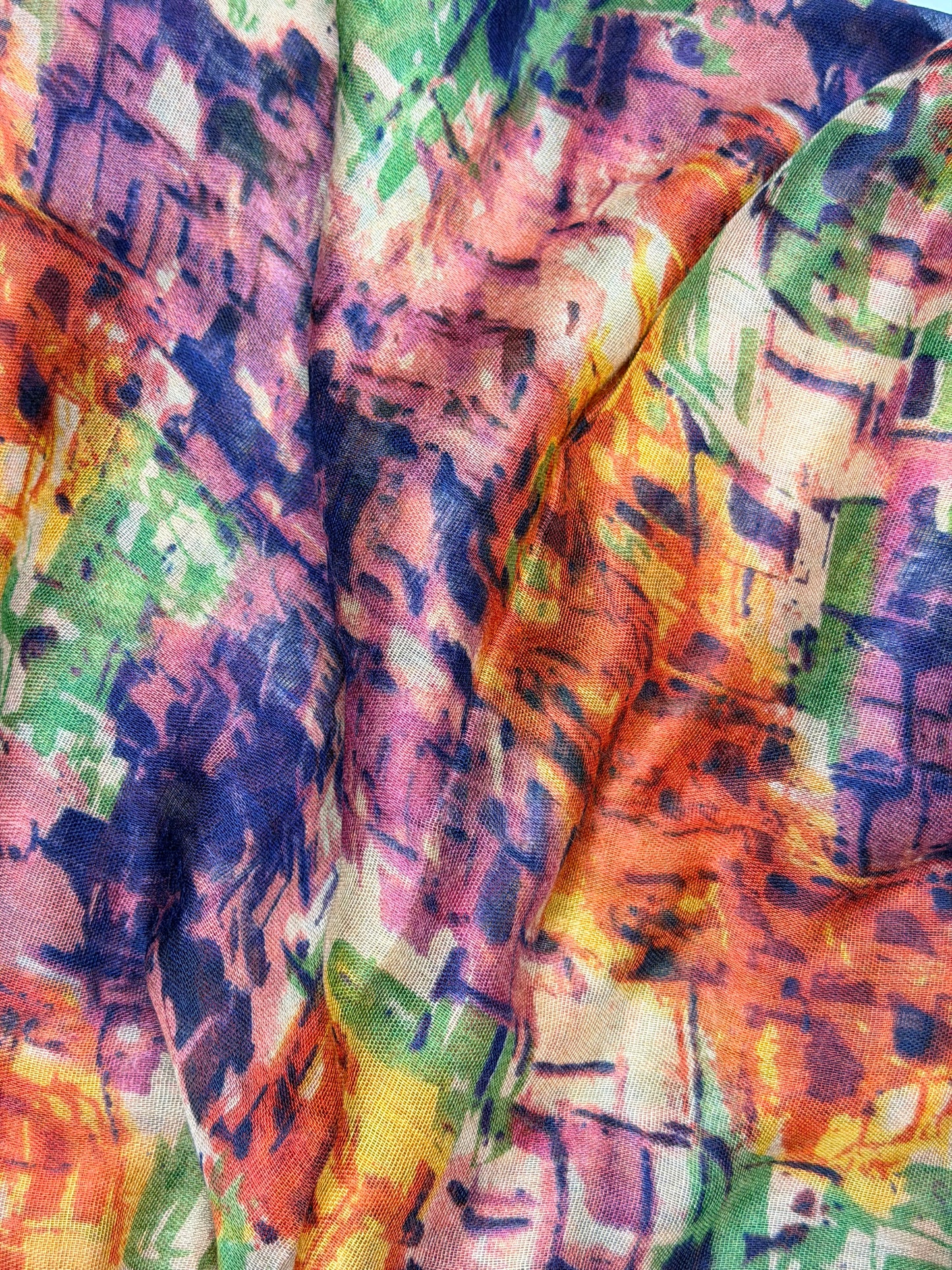 Hijab viscose imprimer multicolore