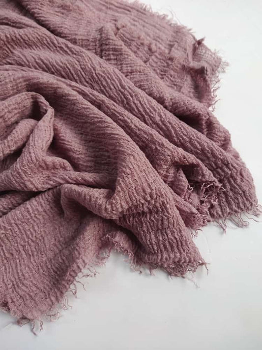 Hijab Cotton froissé