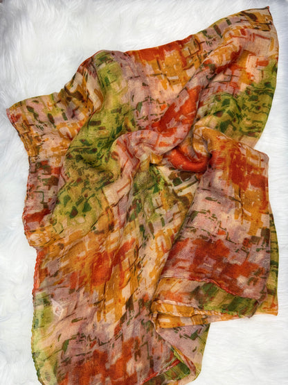 Hijab viscose imprimer