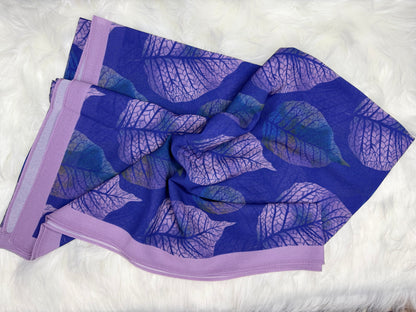 Hijab Mousseline fleurie