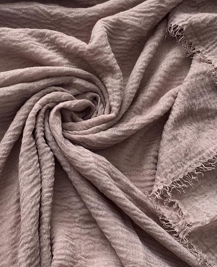Hijab Cotton froissé